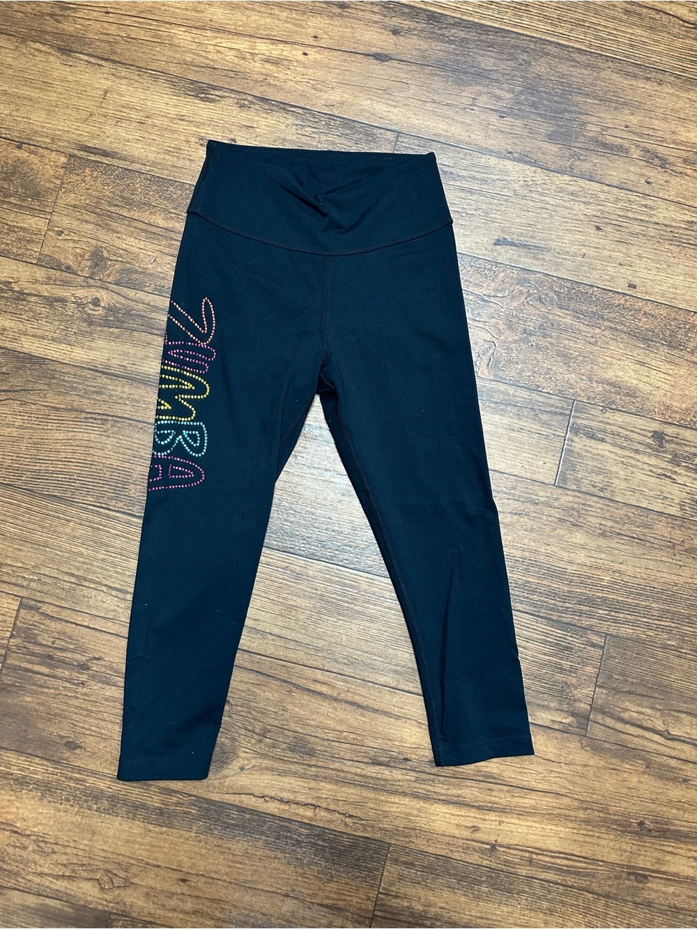 Zumba Fitness Black Swavorski Crystal Zumba logo M